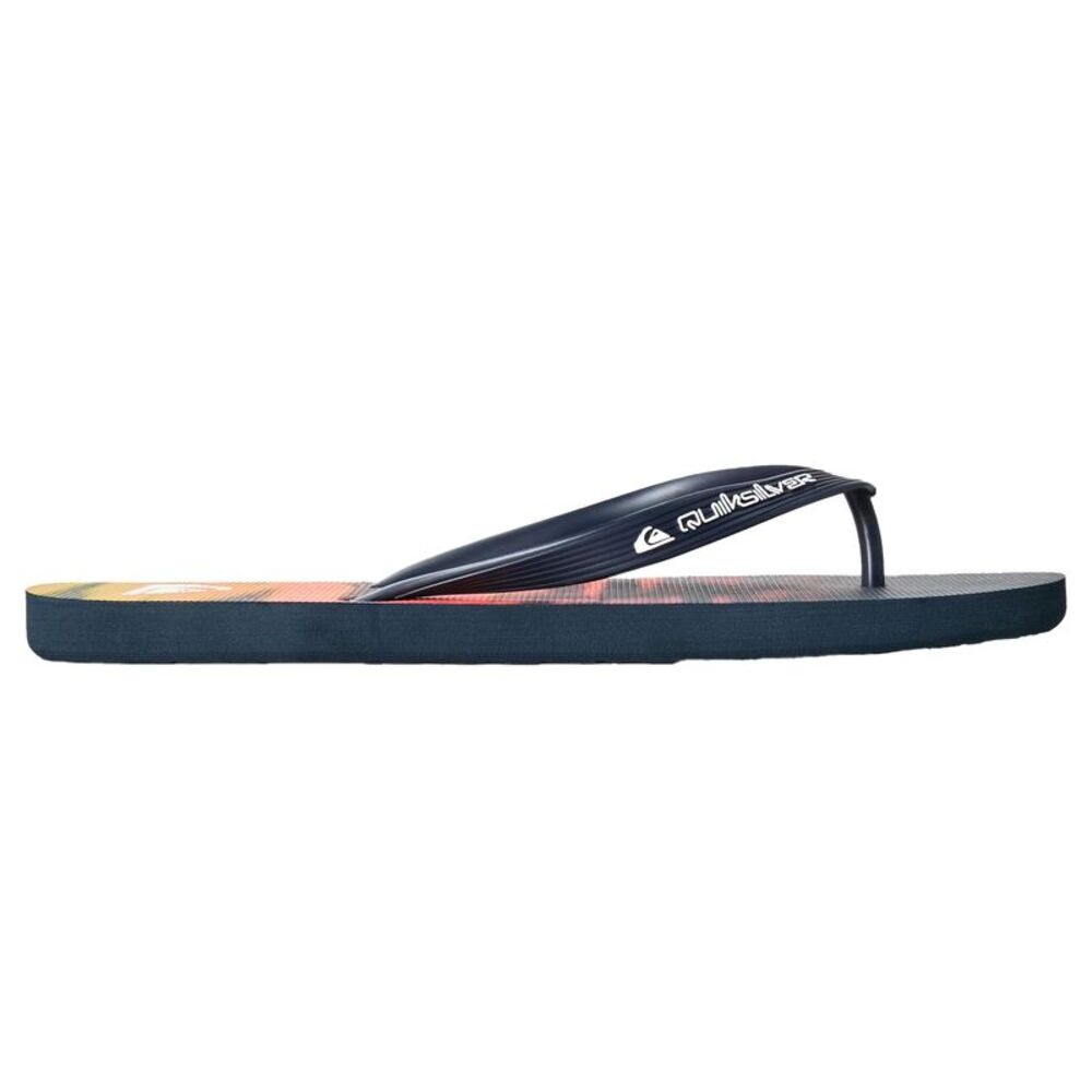 Quiksilver Mens Logo Flip Flops / Navy